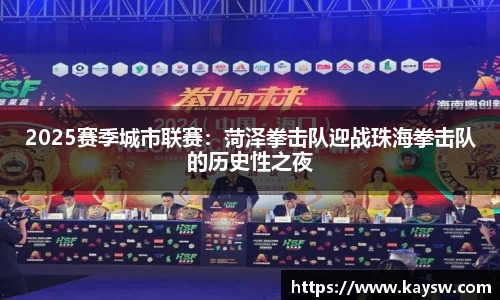 2025赛季城市联赛：菏泽拳击队迎战珠海拳击队的历史性之夜