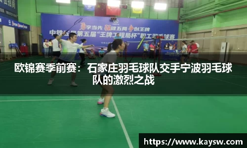 欧锦赛季前赛：石家庄羽毛球队交手宁波羽毛球队的激烈之战