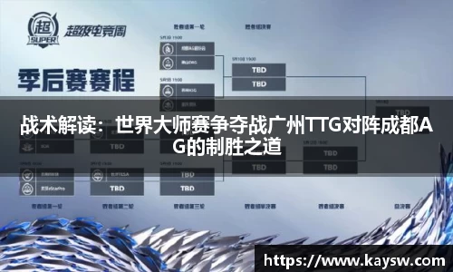 战术解读：世界大师赛争夺战广州TTG对阵成都AG的制胜之道